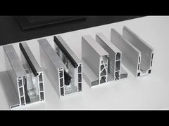 Fácil mantenimiento Rejilla de aluminio y vidrio de alta resistencia con grúa