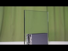 Barandillas de vidrio de aluminio versátil en el canal U Barandillas de vidrio de aluminio en el interior Balaustrada