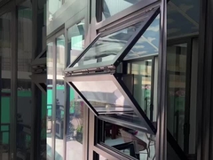 Cuadro de aluminio de alta seguridad con ventana inclinada y giratoria con un solo mirador