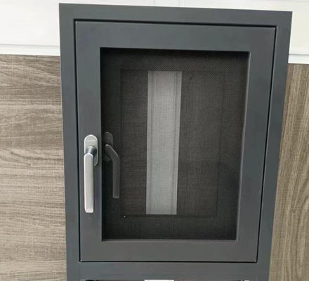 Ventana de aluminio con ventana de oscilación Fluorocarbono pulverizado con vidrio laminado