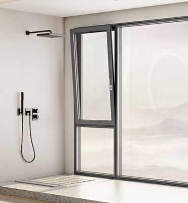 Ventanas de aluminio resistentes a la intemperie con protección de seguridad