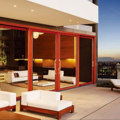 Performance Firm Durable Large puerta corredera de vidrio para una larga vida útil de 50 años