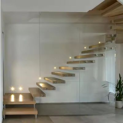 Escalera flotante personalizable con rodillo de acero al carbono sólido
