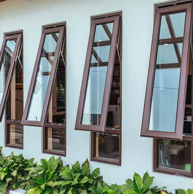 Cuadro de aluminio de alta seguridad con ventana inclinada y giratoria con un solo mirador
