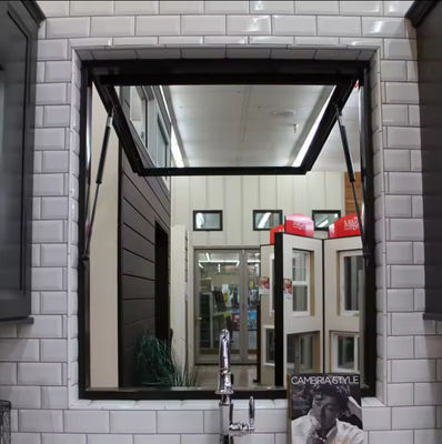 Cuadro de aluminio de alta seguridad con ventana inclinada y giratoria con un solo mirador