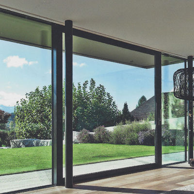 Puertas correderas de aluminio aisladas de vidrio templado Puertas correderas de patio