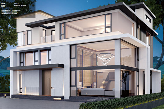 Ventana abierta de aluminio con vidrio aislado templado y vidrio laminado templado