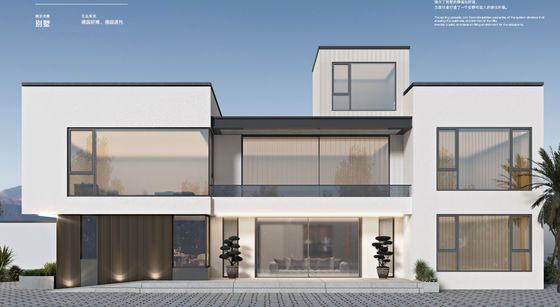 Ventana de aluminio con vidrio aislado templado y bloqueo multipunto