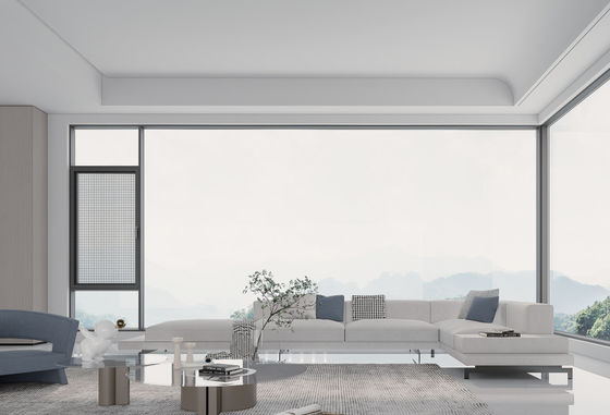 Seguridad Vidrio laminado Casamento de aluminio Ventanas Resistencia al mantenimiento