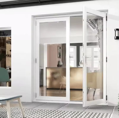 Puerta oscilante de aluminio recubierta en polvo Ecológica para uso a largo plazo