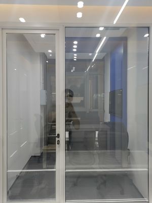 Puertas de cocina de aluminio de vidrio transparente templado aislado