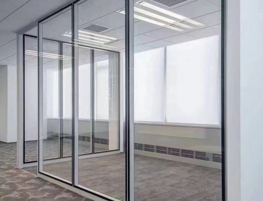 Tamaño personalizado Puerta giratoria de aluminio Puerta giratoria de vidrio aislada templada