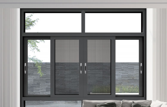 Operar sin problemas Ventana corredera de aluminio con doble cristal