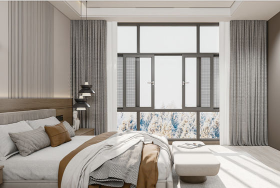 Ventana corredera de fabricación de aluminio SZG para máxima ventilación y ambiente fresco