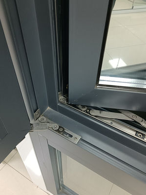 Ventana giratoria de aluminio residencial de fácil limpieza