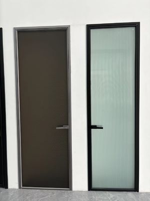 Paredes divisoras interiores Puertas giratorias de aluminio Casement francés personalizado