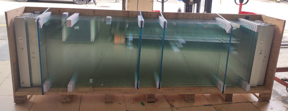 Cuadro de aluminio de vidrio plegable Puertas de patio de alta seguridad Resistencia a huracanes