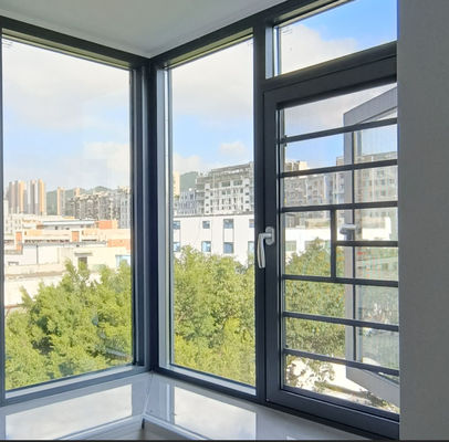 Ventana giratoria de aluminio de 1,2 mm de diseño moderno