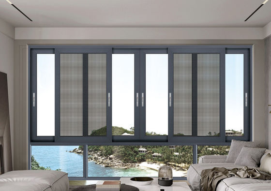 Reemplazo de ventanas deslizantes de aluminio personalizable con laminado templado