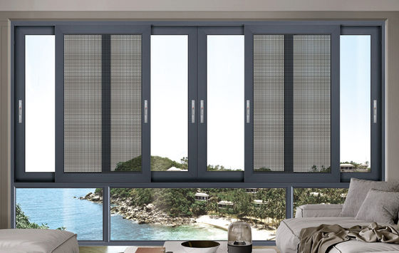 Reemplazo de ventanas deslizantes de aluminio personalizable con laminado templado