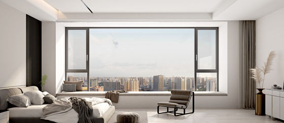 Flexible de aluminio inclinación y girar ventanas de seguridad de aluminio de reemplazo de ventanas