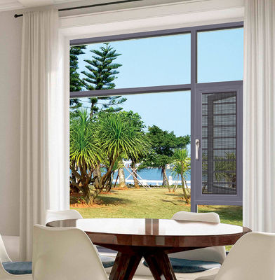 Ventanas de aluminio resistentes a la intemperie con protección de seguridad