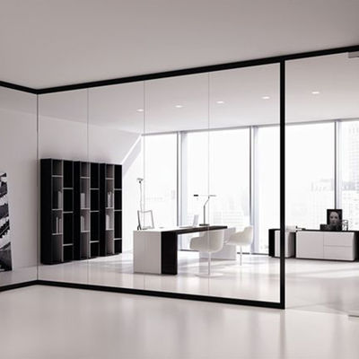 Pared de vidrio flexible de pared de aluminio