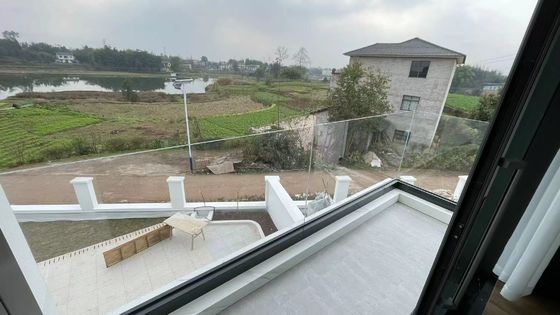 Barandillas de vidrio sin marco de aluminio U-canal rectangular U-canal balaustrada