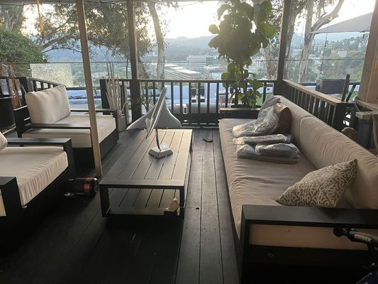 Revestimiento en polvo de barandillas de vidrio sin marco de cubierta para viviendas