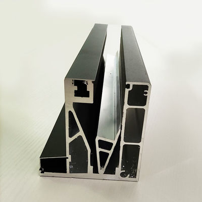 Barandillas de vidrio de aluminio moderno de canal U Barandillas de balcón de vidrio sin marco personalizadas