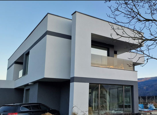 Balaustrada de vidrio sin marco lisa a prueba de polvo y fácil limpieza