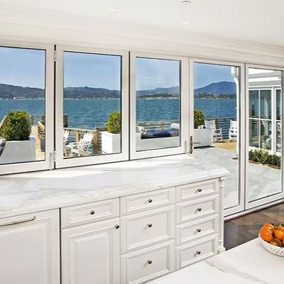 Control de temperatura aislamiento acústico Ventanas con espesor de vidrio personalizable Aluminio-acero inoxidable-vidrio