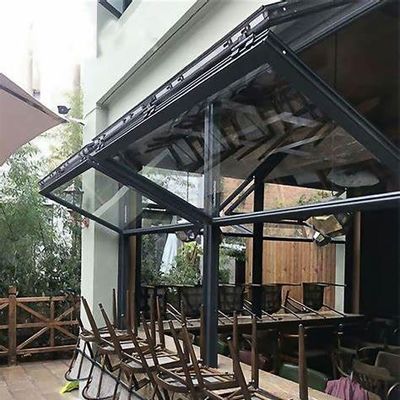 Ventanas de aluminio de vidrio doble templado para aplicaciones versátiles