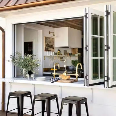 Ventanas de vidrio templado de acero/aluminio con fácil instalación y tratamiento de superficie personalizable