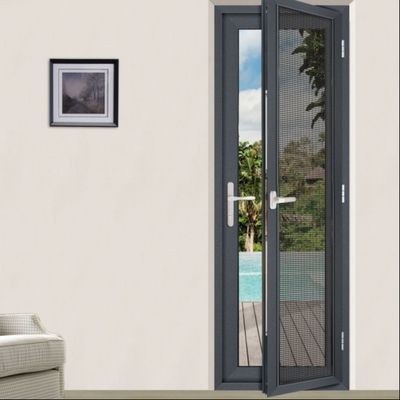 Puertas giratorias de doble cristal de aluminio