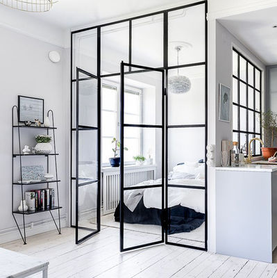 Puerta y ventana de aleación de aluminio de aislamiento acústico e impermeable con espesor de perfil de 1,4 mm a 3,0 mm