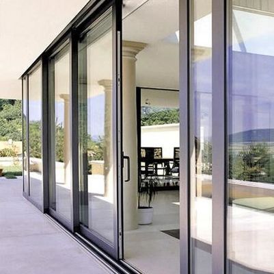Puertas corredizas de doble acristalamiento personalizables para medidas de seguridad mejoradas