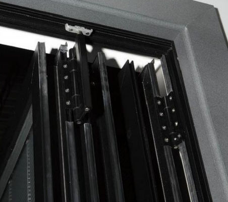 Puertas exteriores de aluminio de vidrio aislado para edificios comerciales