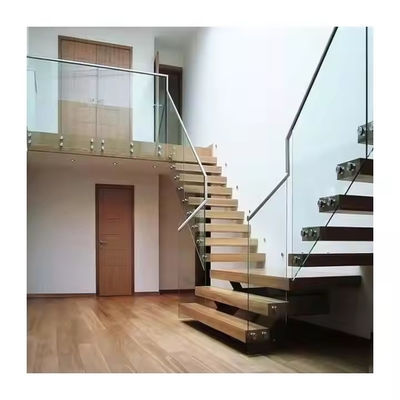 Escalera flotante personalizable con rodillo de acero al carbono sólido