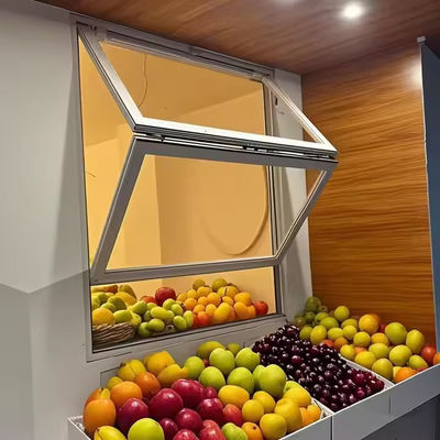 Ventanas plegables de aluminio con aislamiento acústico, doble acristalamiento y vidrio templado sólido