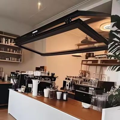 Ventanas plegables de aluminio con aislamiento acústico, doble acristalamiento y vidrio templado sólido