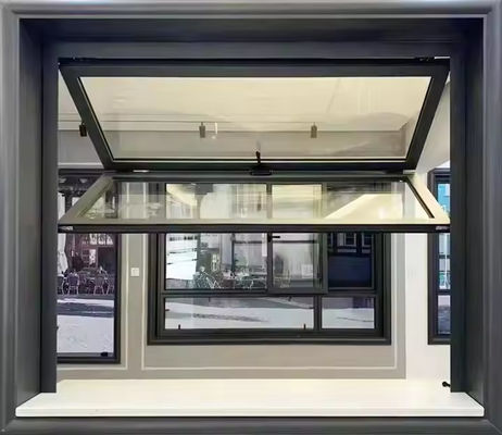 Ventanas de doble doble a prueba de huracanes comerciales con sello de ventana de banda de goma EDPM y hardware