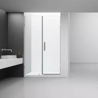 Diseño sin marco Instalación fácil Puerta corredera de ducha de doble vidrio de 8 mm