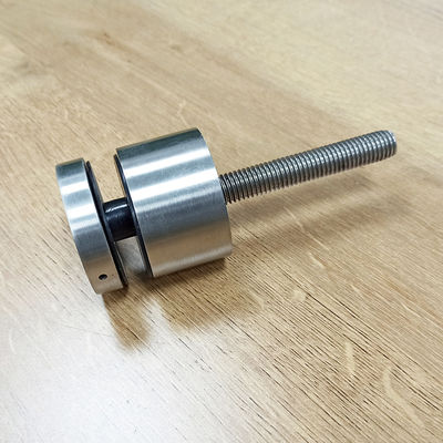 Sistema de barandilla de vidrio con separadores ajustables de acero inoxidable 304/316 con diámetro de 30 mm/42,4 mm para vidrio de 8-12 mm