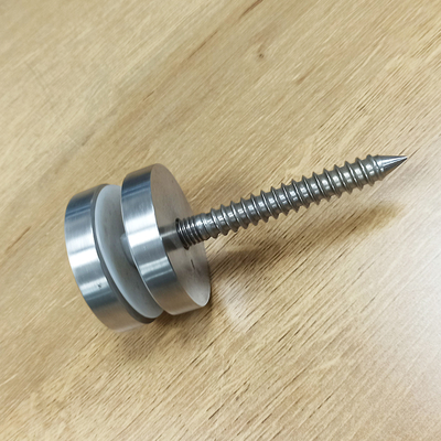 Acero inoxidable ajustable 304 316 Montaje de pared estándar para escaleras de balcón Barandillas de vidrio