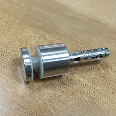 Sistema de barandilla de vidrio con separadores ajustables de acero inoxidable 304/316 con diámetro de 30 mm/42,4 mm para vidrio de 8-12 mm