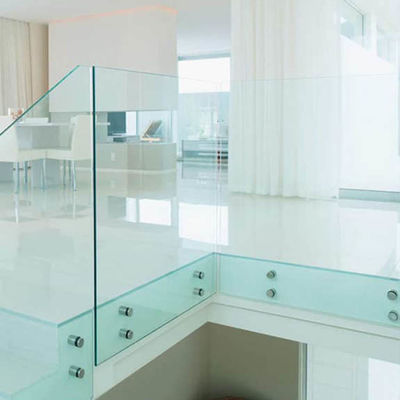 Acero inoxidable ajustable sin marco montaje de pared barandilla de vidrio fijación pin de bloqueo