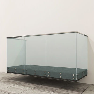 304 316 Acero inoxidable de vidrio para fijar pernos de fijación de pernos y sistema de barandillas