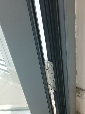 Operación suave Puerta plegable de aluminio Puerta de acordeón de aluminio de trabajo pesado