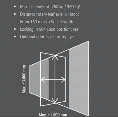 6+6mm 8+8mm Clear Tempered Laminated Glass Iron Steel Security Pivot Door